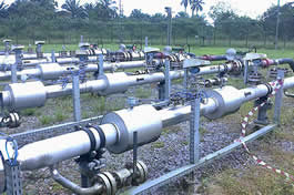 Gas flow line